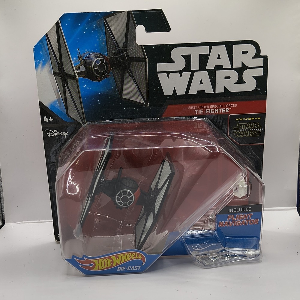 Hot Wheels Star Wars First Order Special Forces Tie Fighter 2014 New In Box